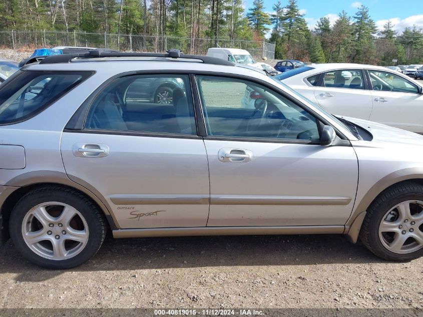 2002 Subaru Impreza VIN: JF1GG6H5X28826099 Lot: 40819015