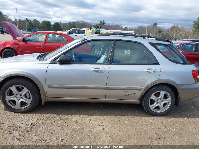 2002 Subaru Impreza VIN: JF1GG6H5X28826099 Lot: 40819015