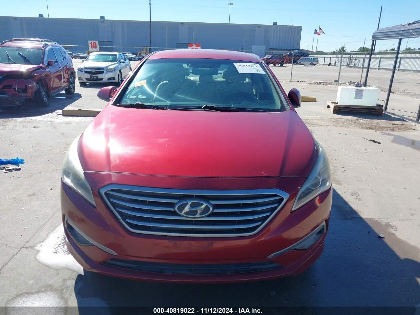 2015 Hyundai Sonata Se VIN: 5NPE24AF4FH223423 Lot: 40819022