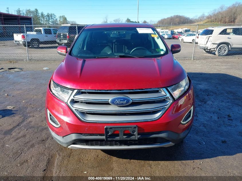 2016 Ford Edge Sel VIN: 2FMPK4J83GBC08737 Lot: 40819069