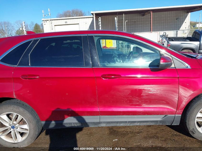 2016 Ford Edge Sel VIN: 2FMPK4J83GBC08737 Lot: 40819069