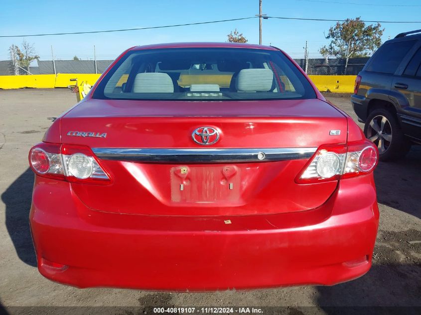 2012 Toyota Corolla Le VIN: 2T1BU4EE0CC828391 Lot: 40819107