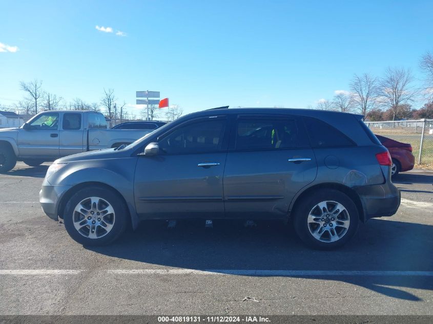 2007 Acura Mdx Technology Package VIN: 2HNYD28337H539441 Lot: 40819131