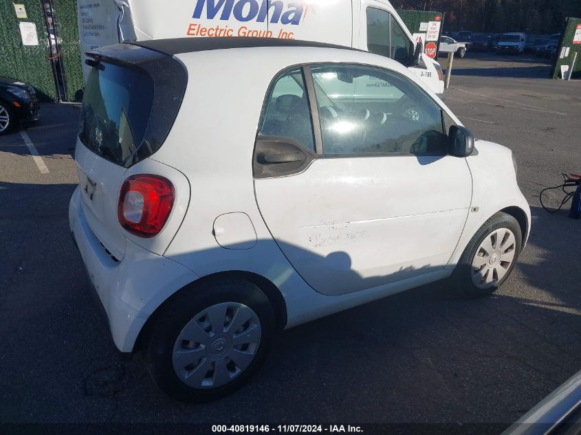 2017 Smart Fortwo VIN: WMEFJ5DA4HK168684 Lot: 40819146