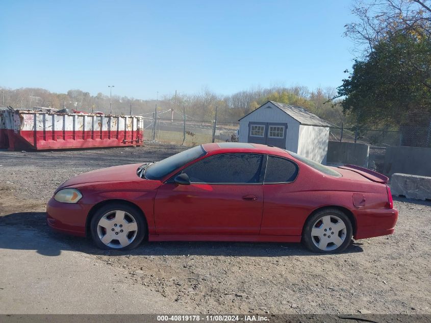 2007 Chevrolet Monte Carlo Ss VIN: 2G1WL15C979316175 Lot: 40819178