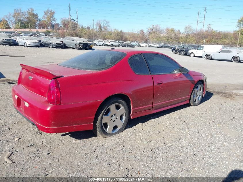 2007 Chevrolet Monte Carlo Ss VIN: 2G1WL15C979316175 Lot: 40819178