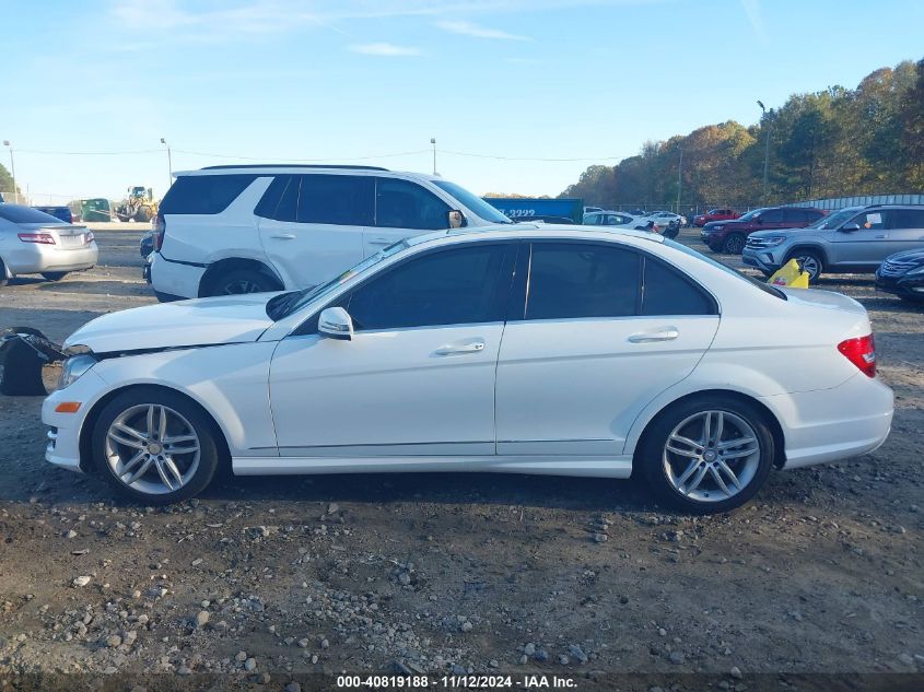 2014 Mercedes-Benz C 300 C 300 Luxury/Sport 4Matic VIN: WDDGF8AB2ER312924 Lot: 40819188