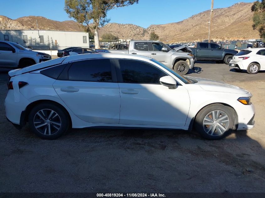 2023 Honda Civic Lx VIN: 19XFL2H59PE024327 Lot: 40819204