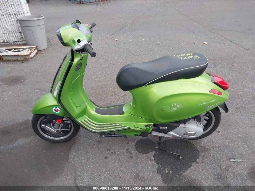 2018 Vespa Sprint 150 3V VIN: ZAPM818G5J5800362 Lot: 40819208