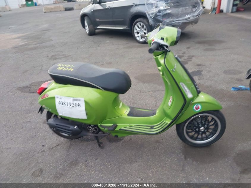 2018 Vespa Sprint 150 3V VIN: ZAPM818G5J5800362 Lot: 40819208