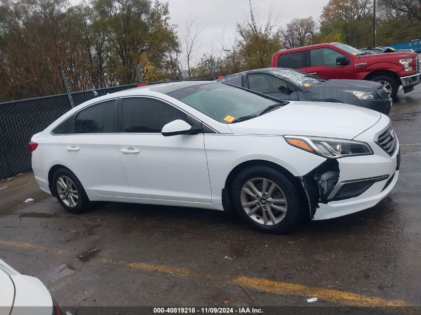 2016 Hyundai Sonata Se VIN: 5NPE24AF2GH300341 Lot: 40819218