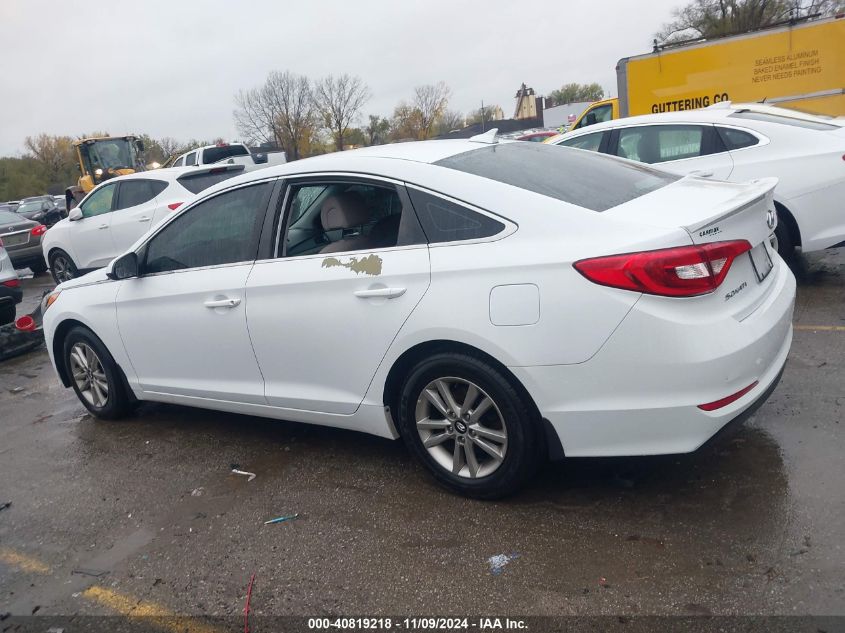 2016 Hyundai Sonata Se VIN: 5NPE24AF2GH300341 Lot: 40819218