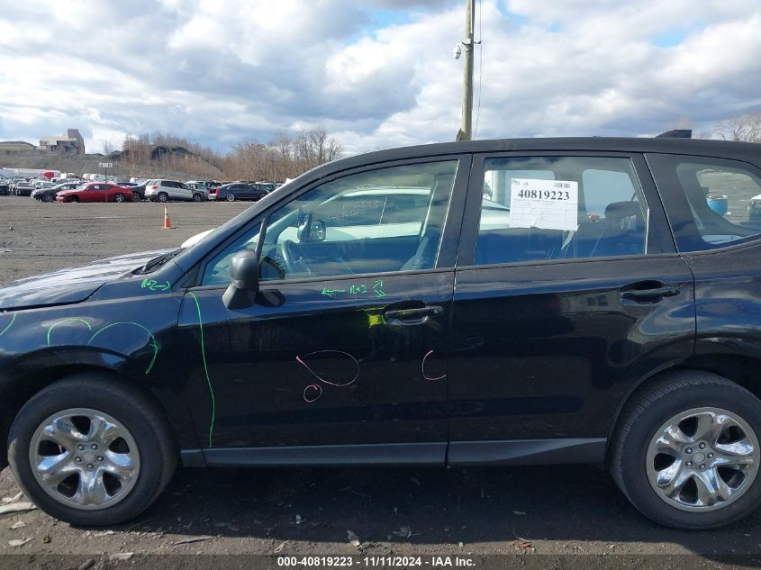 2016 Subaru Forester 2.5I VIN: JF2SJAAC5GH446601 Lot: 40819223