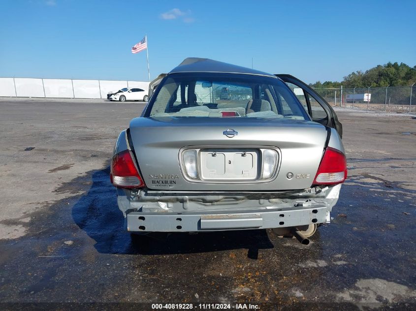 2001 Nissan Sentra Xe/Gxe VIN: 3N1CB51D91L467950 Lot: 40819228