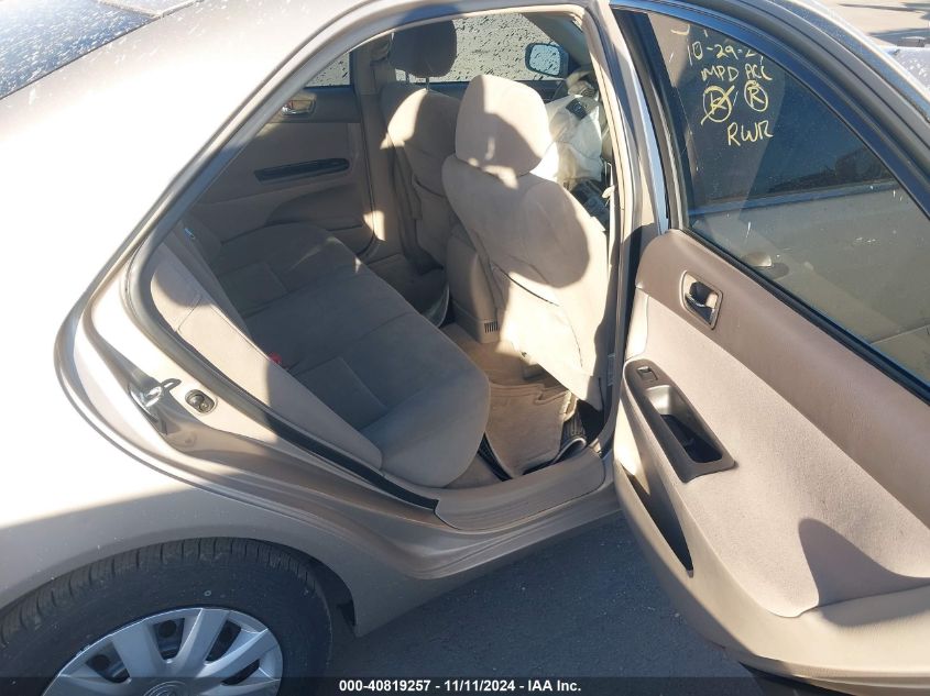 2005 Toyota Camry Le VIN: 4T1BE30K25U397428 Lot: 40819257