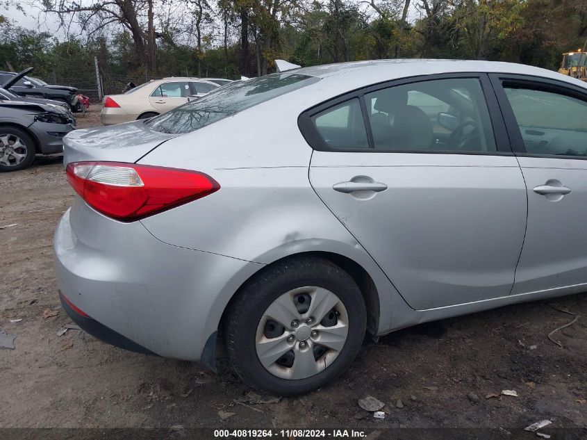 2016 Kia Forte Lx VIN: KNAFK4A67G5515814 Lot: 40819264