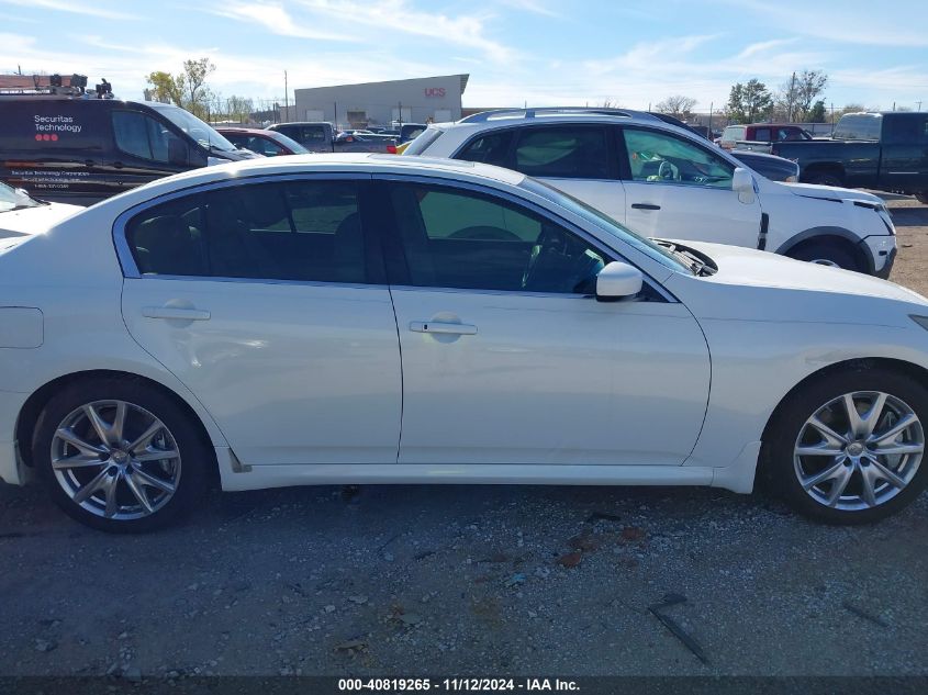 2012 Infiniti G37 Journey VIN: JN1CV6AP4CM621349 Lot: 40819265