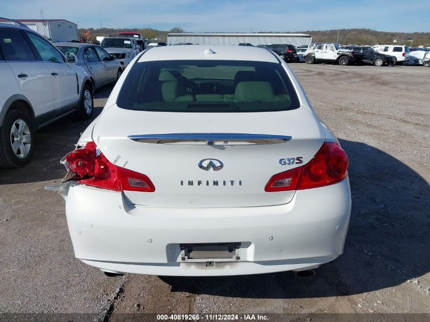 2012 Infiniti G37 Journey VIN: JN1CV6AP4CM621349 Lot: 40819265