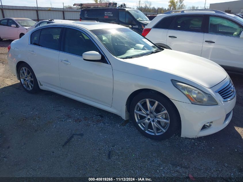 2012 Infiniti G37 Journey VIN: JN1CV6AP4CM621349 Lot: 40819265