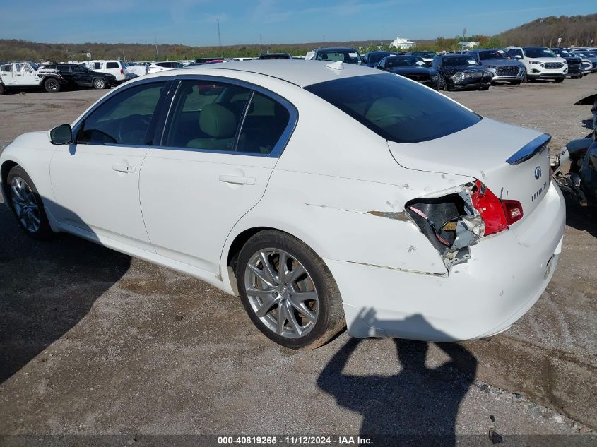 2012 Infiniti G37 Journey VIN: JN1CV6AP4CM621349 Lot: 40819265