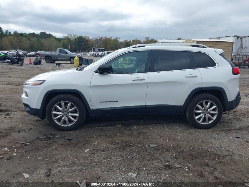 2016 Jeep Cherokee Limited VIN: 1C4PJMDB7GW236280 Lot: 40819284