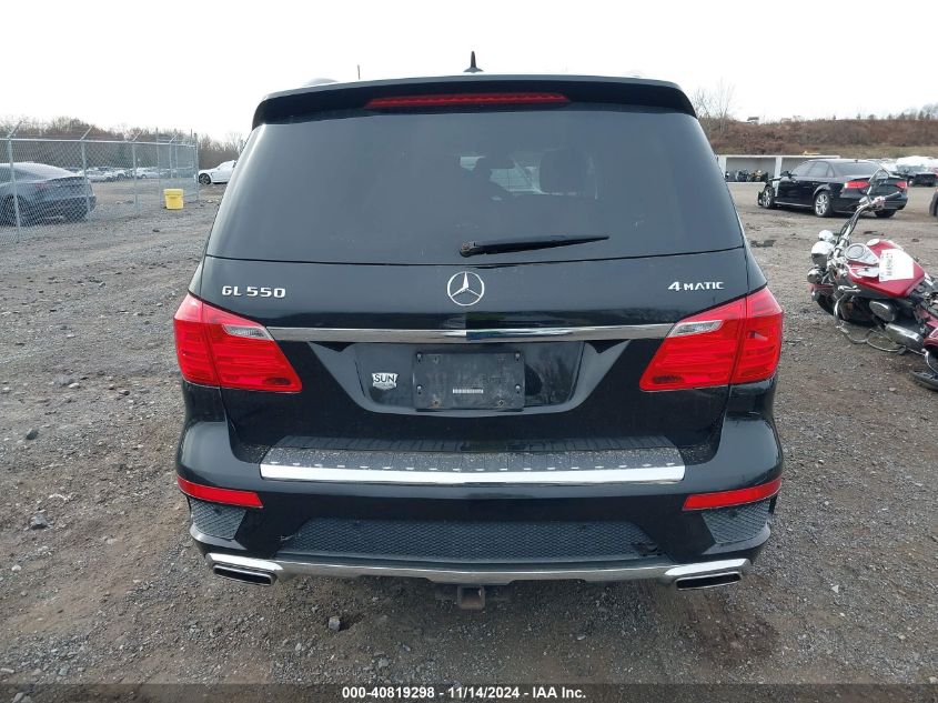 2016 Mercedes-Benz Gl 550 4Matic VIN: 4JGDF7DE4GA678863 Lot: 40819298