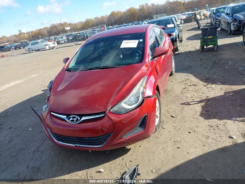 2015 Hyundai Elantra Se VIN: 5NPDH4AE2FH564353 Lot: 40819333