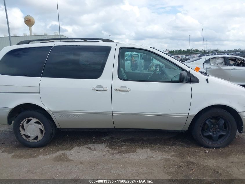 1999 Toyota Sienna Xle VIN: 4T3ZF13C1XU152733 Lot: 40819395