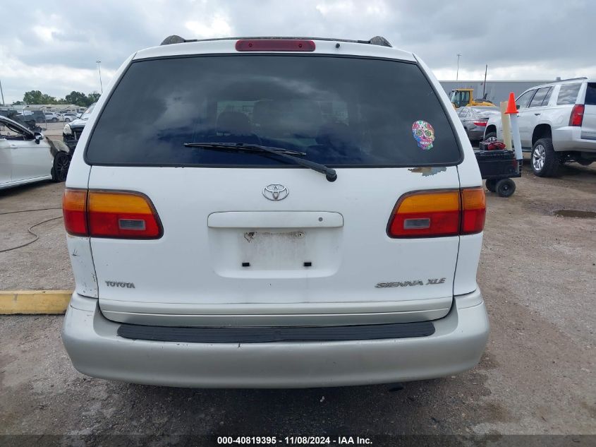 1999 Toyota Sienna Xle VIN: 4T3ZF13C1XU152733 Lot: 40819395