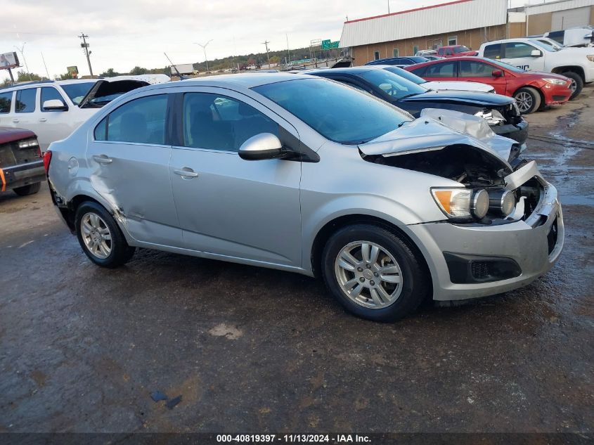 2012 Chevrolet Sonic 2Lt VIN: 1G1JC5SH8C4193323 Lot: 40819397