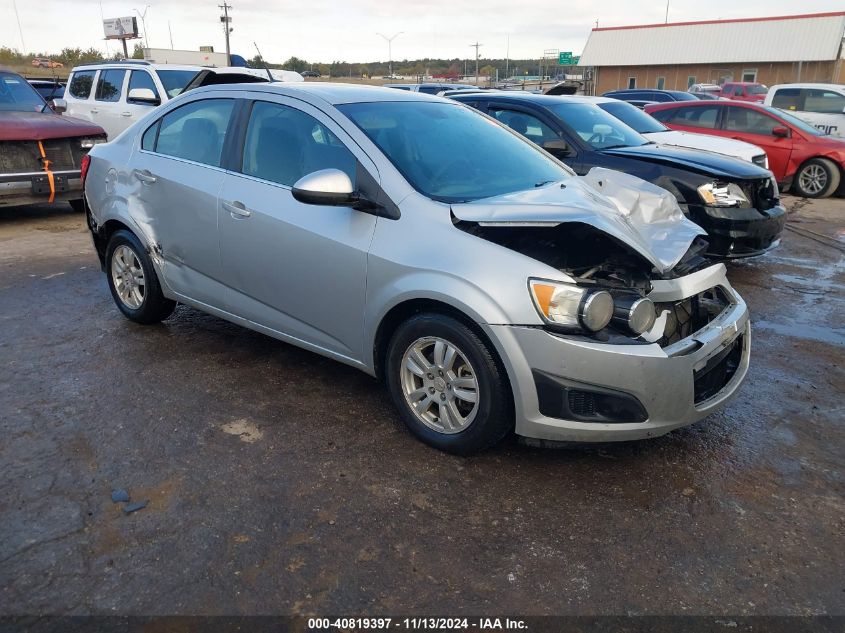 2012 Chevrolet Sonic 2Lt VIN: 1G1JC5SH8C4193323 Lot: 40819397