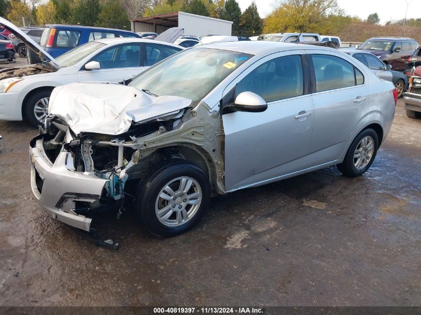 2012 Chevrolet Sonic 2Lt VIN: 1G1JC5SH8C4193323 Lot: 40819397