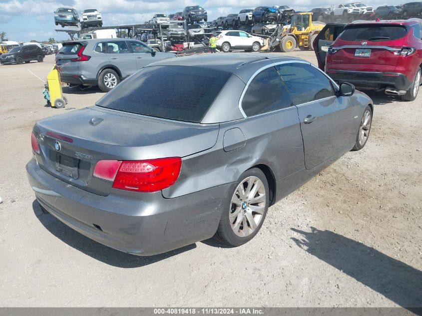 2011 BMW 328I VIN: WBADW7C59BE727625 Lot: 40819418