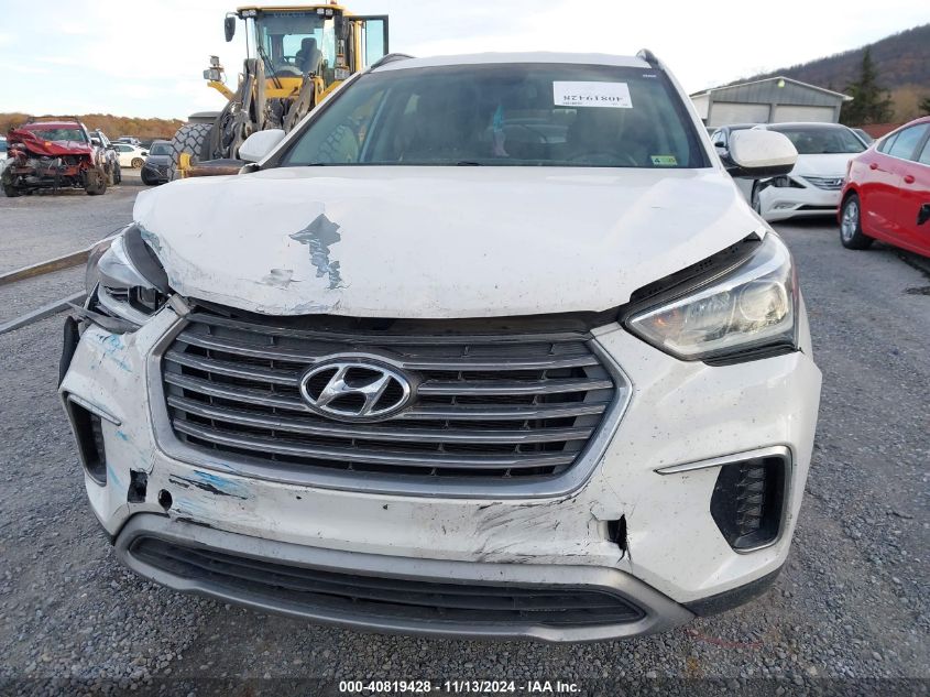 2017 Hyundai Santa Fe Se VIN: KM8SMDHF8HU201156 Lot: 40819428