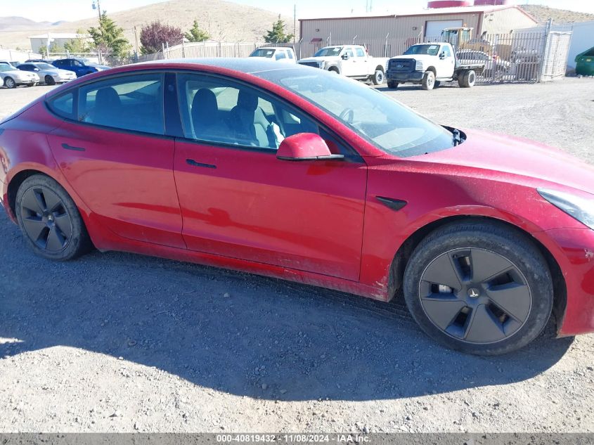 2023 Tesla Model 3 Long Range Dual Motor All-Wheel Drive VIN: 5YJ3E1EB2PF670546 Lot: 40819432