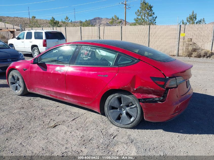 2023 Tesla Model 3 Long Range Dual Motor All-Wheel Drive VIN: 5YJ3E1EB2PF670546 Lot: 40819432