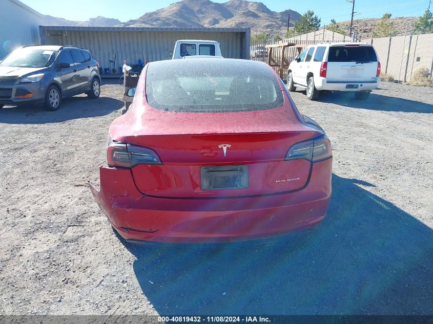 2023 Tesla Model 3 Long Range Dual Motor All-Wheel Drive VIN: 5YJ3E1EB2PF670546 Lot: 40819432