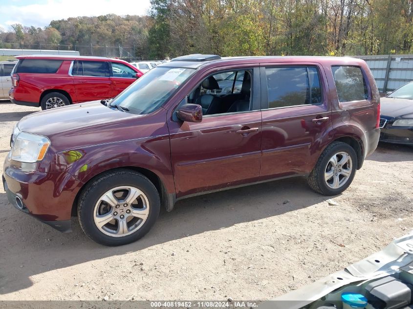 2012 Honda Pilot Ex-L VIN: 5FNYF3H53CB018355 Lot: 40819452