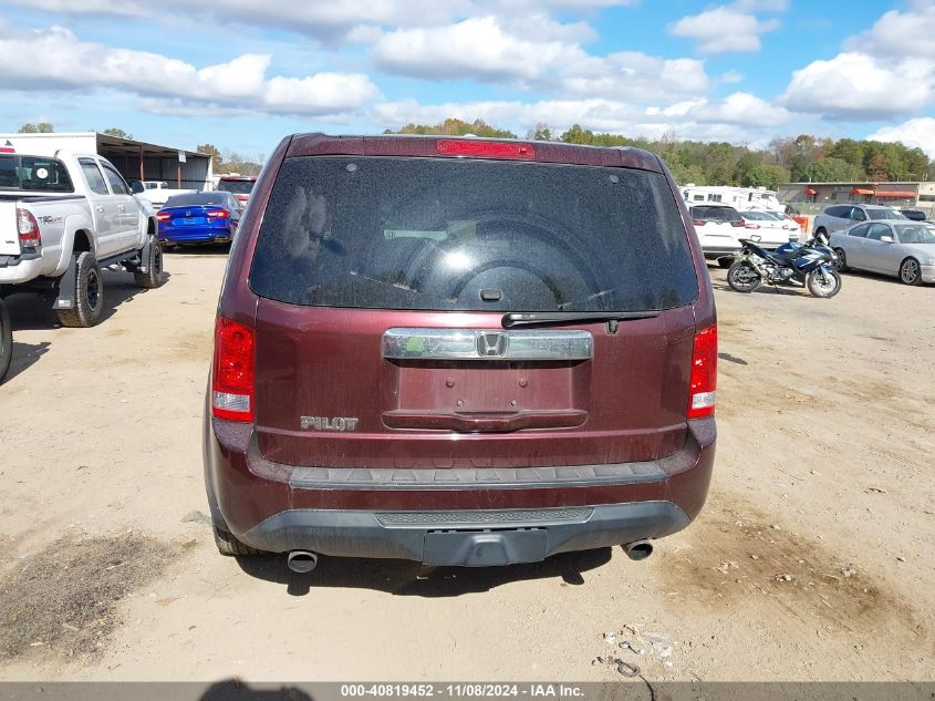 2012 Honda Pilot Ex-L VIN: 5FNYF3H53CB018355 Lot: 40819452