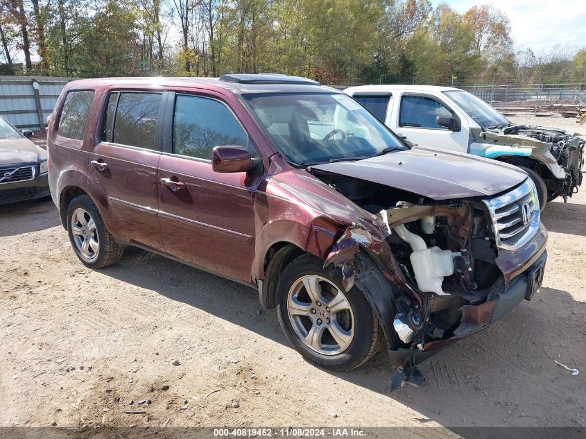 2012 Honda Pilot Ex-L VIN: 5FNYF3H53CB018355 Lot: 40819452