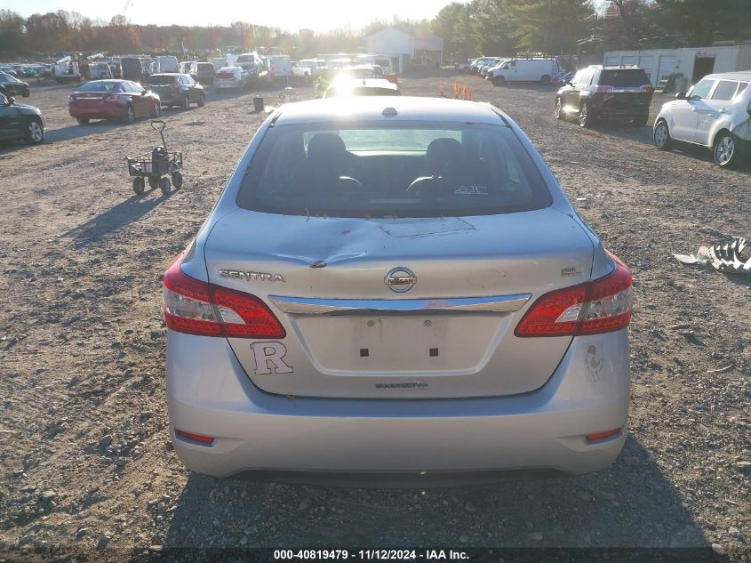 2015 Nissan Sentra Sl VIN: 3N1AB7APXFY235042 Lot: 40819479