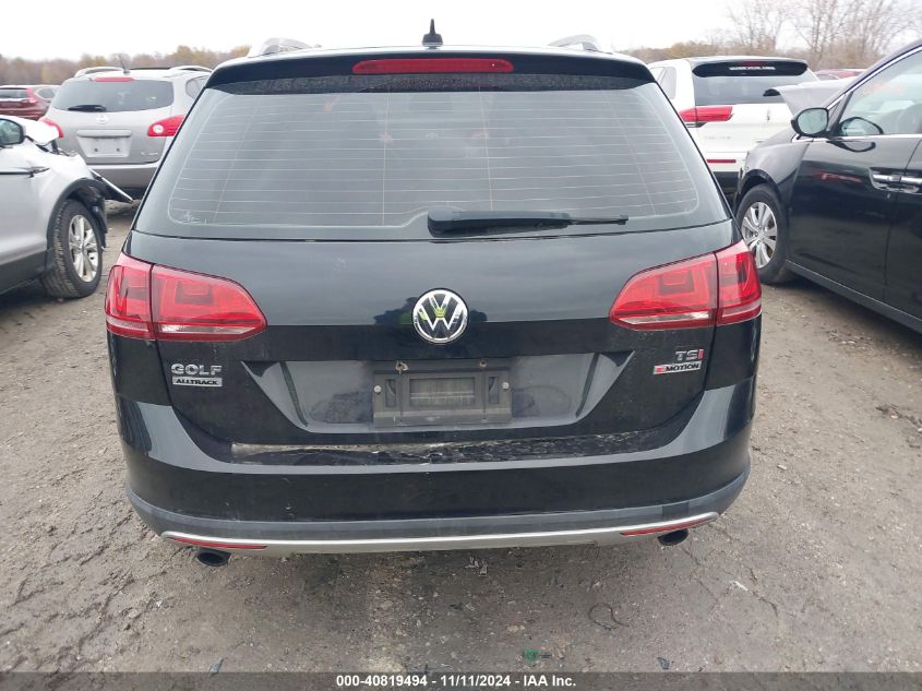 2017 Volkswagen Golf Alltrack Tsi S/Tsi Se/Tsi Sel VIN: 3VWH17AU6HM540663 Lot: 40819494