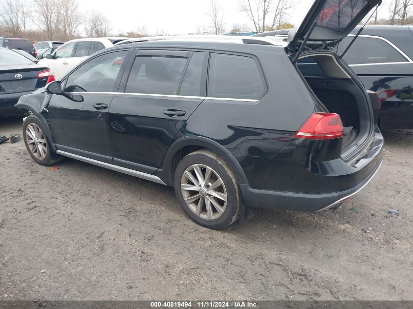 2017 Volkswagen Golf Alltrack Tsi S/Tsi Se/Tsi Sel VIN: 3VWH17AU6HM540663 Lot: 40819494