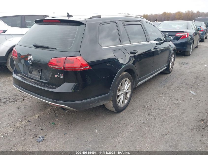 2017 Volkswagen Golf Alltrack Tsi S/Tsi Se/Tsi Sel VIN: 3VWH17AU6HM540663 Lot: 40819494