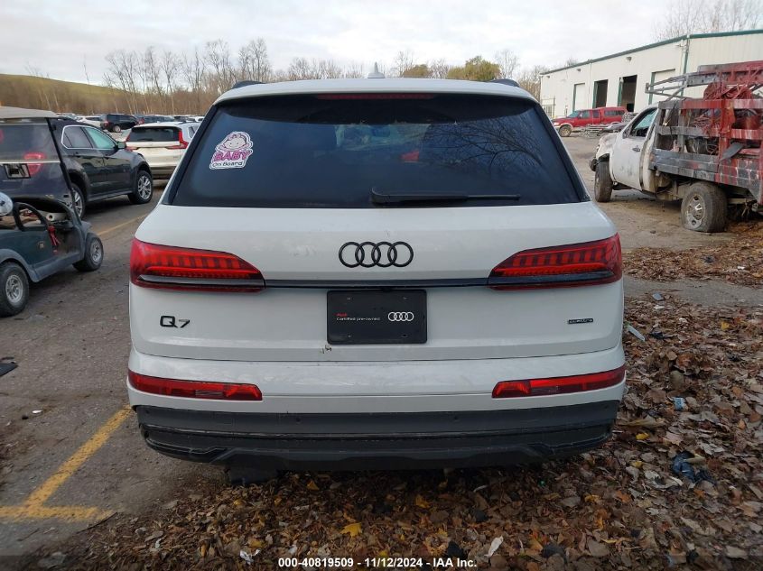 2022 Audi Q7 Premium Plus 55 Tfsi Quattro Tiptronic VIN: WA1LXBF75ND017721 Lot: 40819509