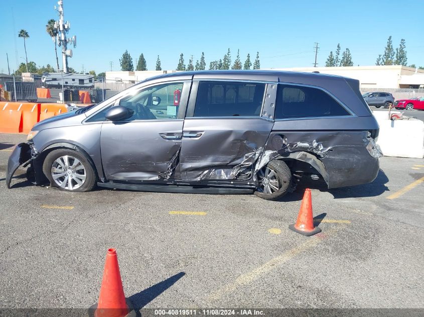 2016 Honda Odyssey Se VIN: 5FNRL5H34GB024016 Lot: 40819511