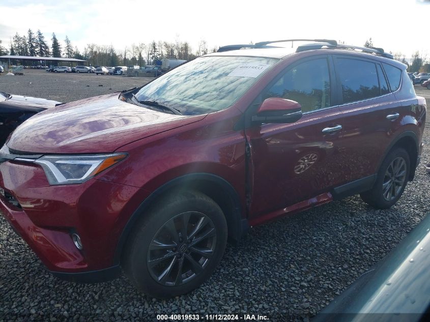 2018 Toyota Rav4 Limited VIN: JTMDFREV0JD246792 Lot: 40819533