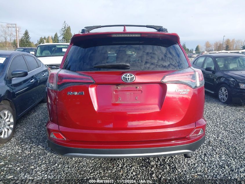 2018 Toyota Rav4 Limited VIN: JTMDFREV0JD246792 Lot: 40819533