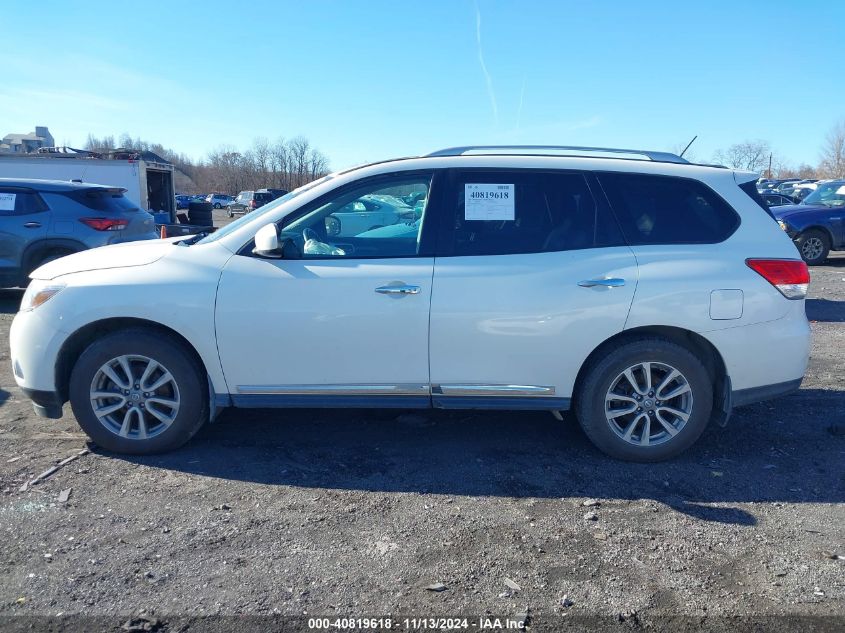 2014 Nissan Pathfinder Sl VIN: 5N1AR2MMXEC721012 Lot: 40819618