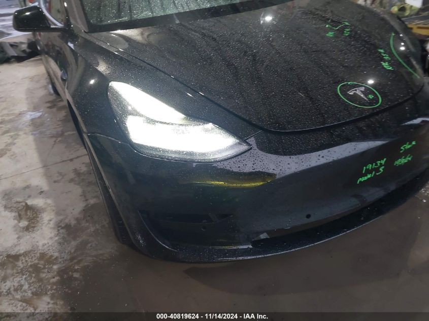 2022 Tesla Model 3 Long Range Dual Motor All-Wheel Drive VIN: 5YJ3E1EB0NF270692 Lot: 40819624